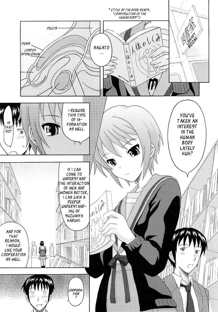 Hentai Manga Comic-Nagato Yuki's Lust-Read-4